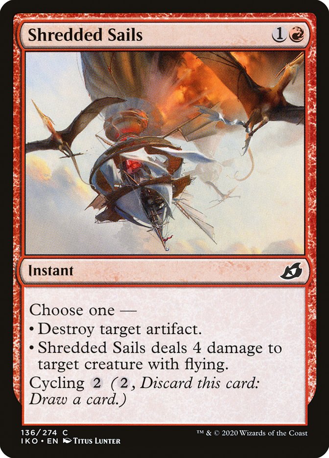 Shredded Sails [Ikoria: Lair of Behemoths] Magic: The Gathering