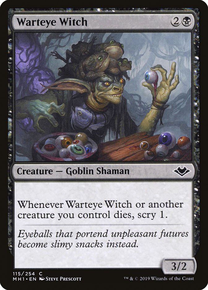 Warteye Witch [Modern Horizons] Magic: The Gathering