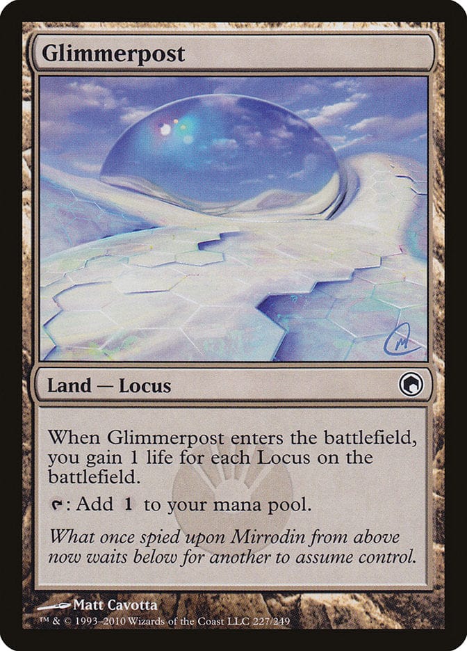 Glimmerpost [Scars of Mirrodin] Magic: The Gathering