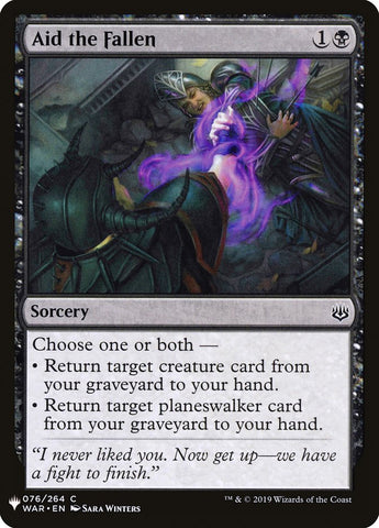 Aid the Fallen [Mystery Booster] Magic: The Gathering