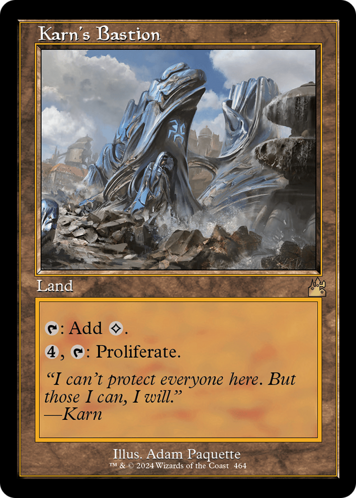 Karn's Bastion (Retro Frame) [Ravnica Remastered] Magic: The Gathering