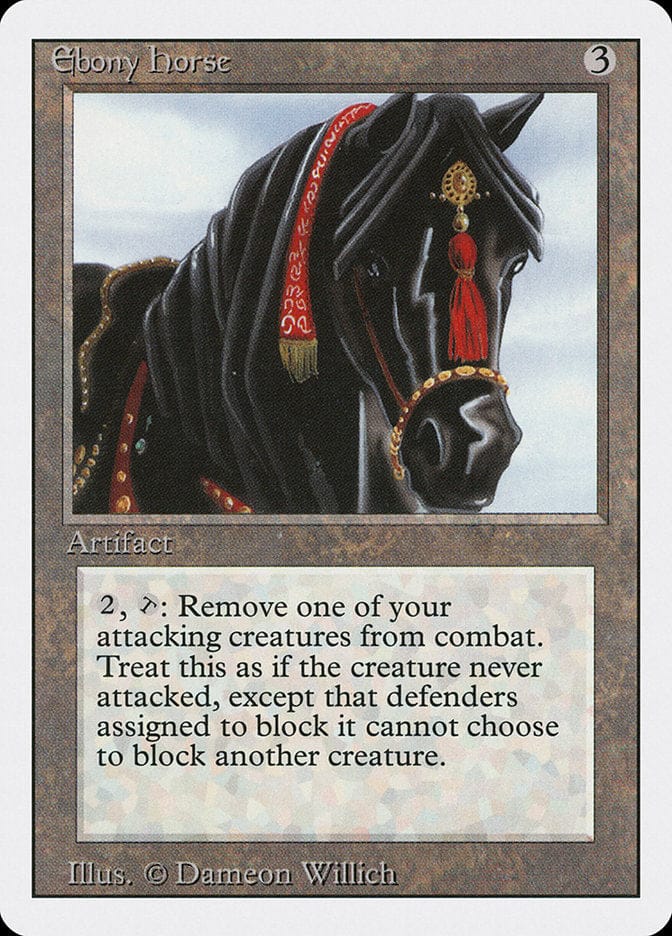 Ebony Horse [Revised Edition] Magic: The Gathering