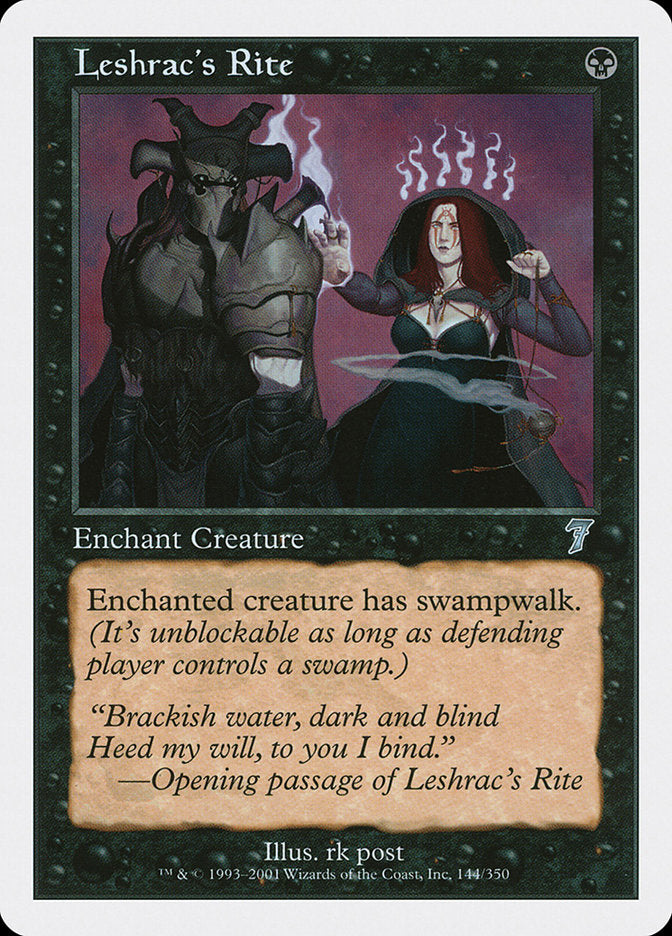 Leshrac's Rite [Seventh Edition] Magic: The Gathering