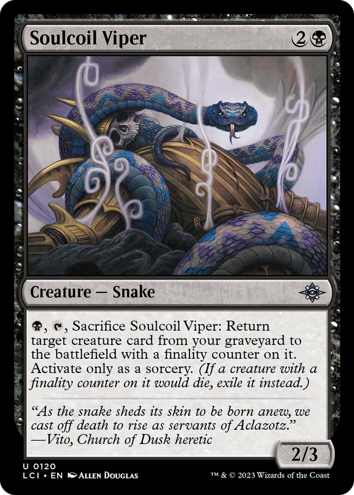 Soulcoil Viper [The Lost Caverns of Ixalan] Magic: The Gathering