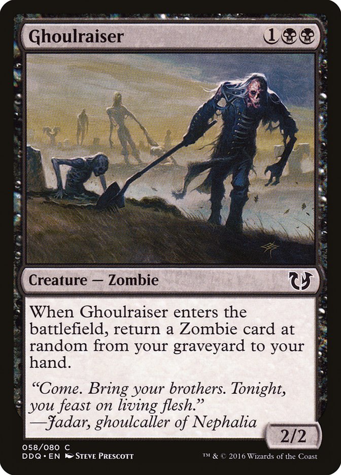 Ghoulraiser [Duel Decks: Blessed vs. Cursed] Magic: The Gathering