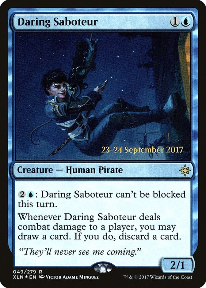 Daring Saboteur [Ixalan Prerelease Promos] Magic: The Gathering