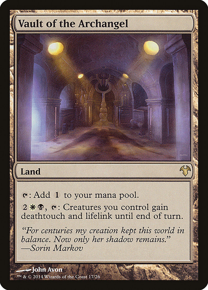 Vault of the Archangel [Modern Event Deck 2014] Magic: The Gathering