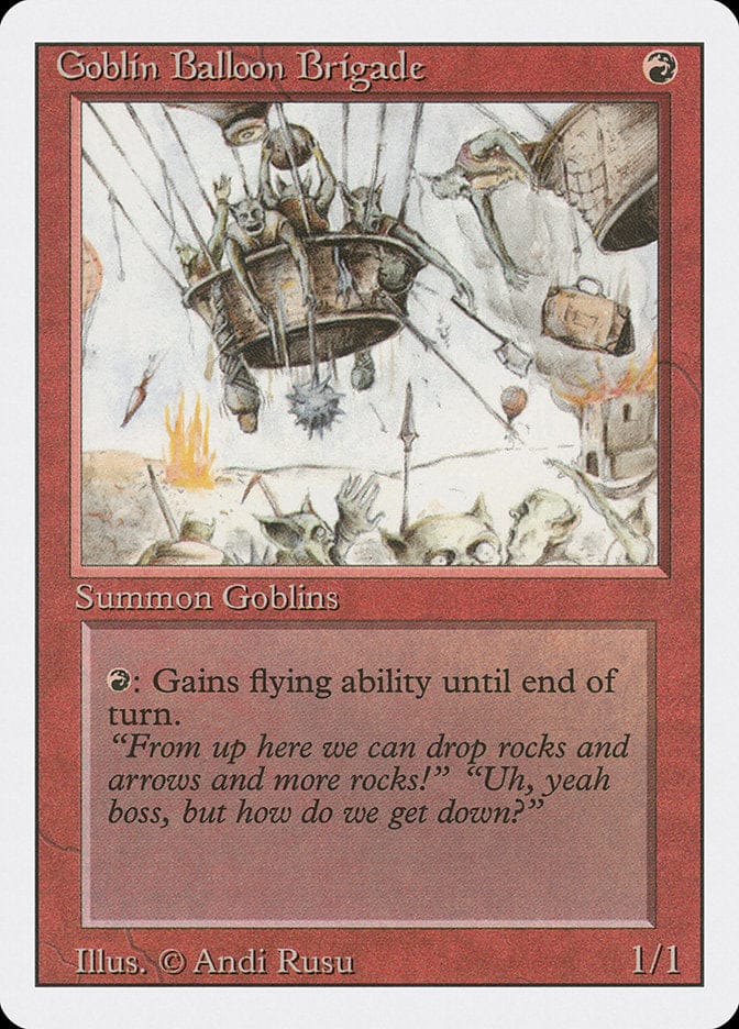 Goblin Balloon Brigade [Revised Edition] Magic: The Gathering