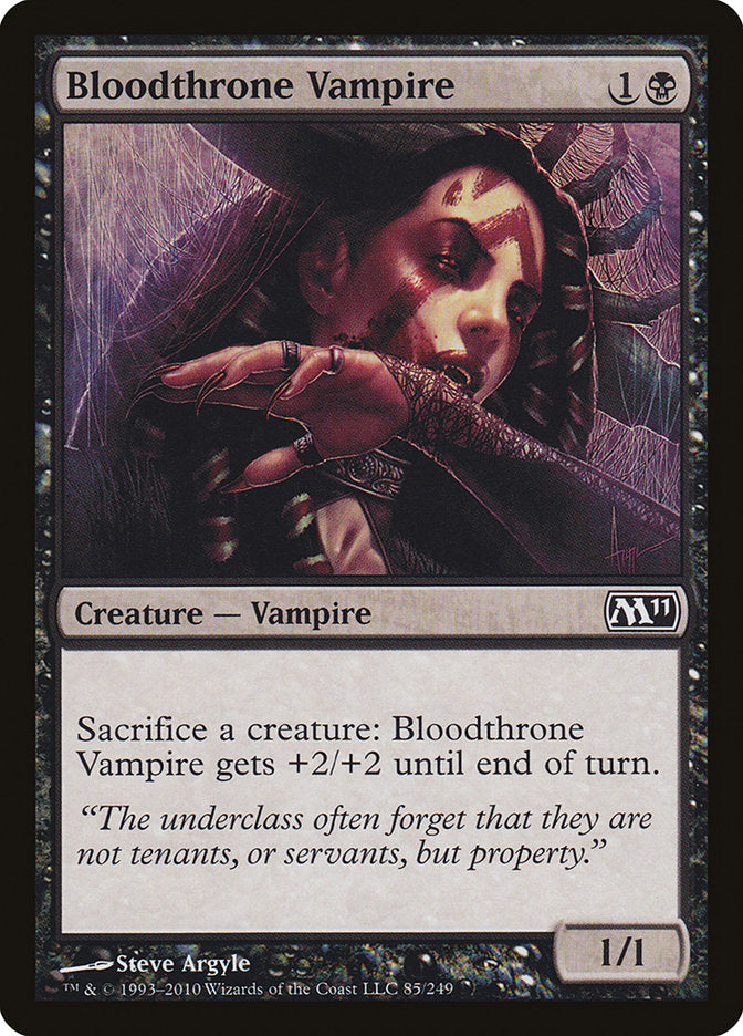 Bloodthrone Vampire [Magic 2011] Magic: The Gathering