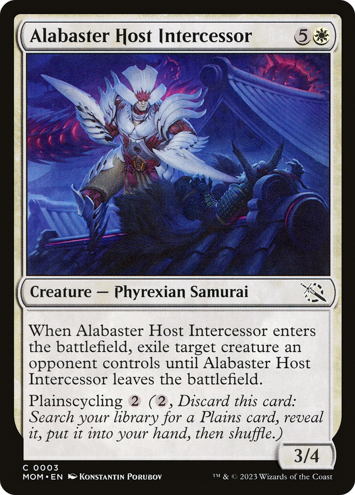 Alabaster Host Intercessor [March of the Machine] Magic: The Gathering