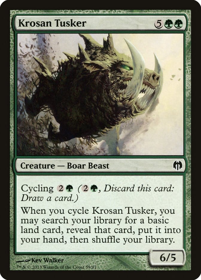 Krosan Tusker [Duel Decks: Heroes vs. Monsters] Magic: The Gathering