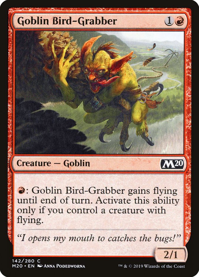 Goblin Bird-Grabber [Core Set 2020] Magic: The Gathering