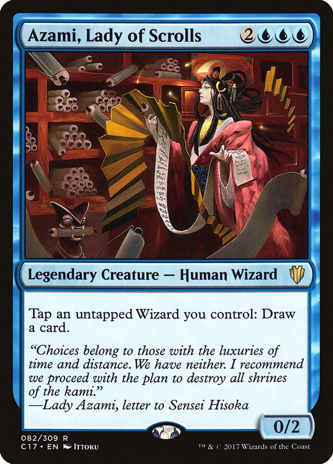 Azami, Lady of Scrolls [Commander 2017] Magic: The Gathering