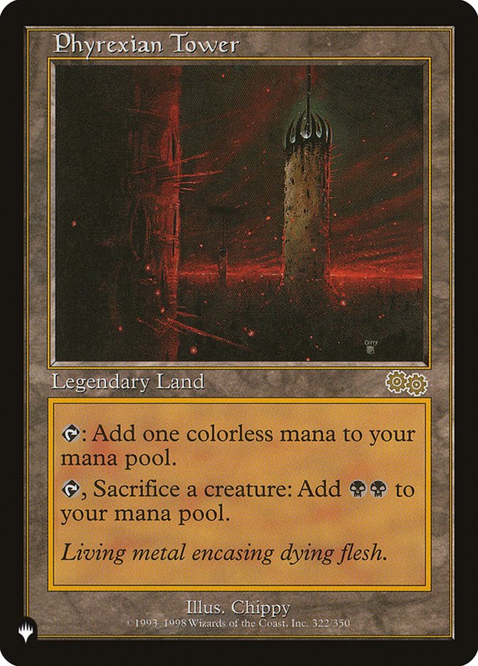 Phyrexian Tower [The List] Magic: The Gathering