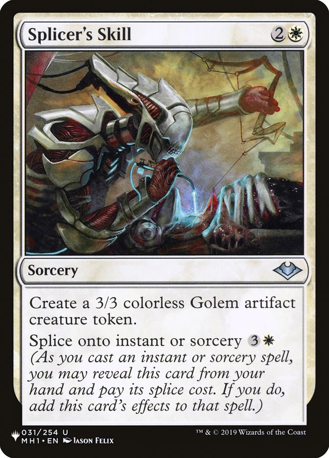 Splicer's Skill [The List] Magic: The Gathering