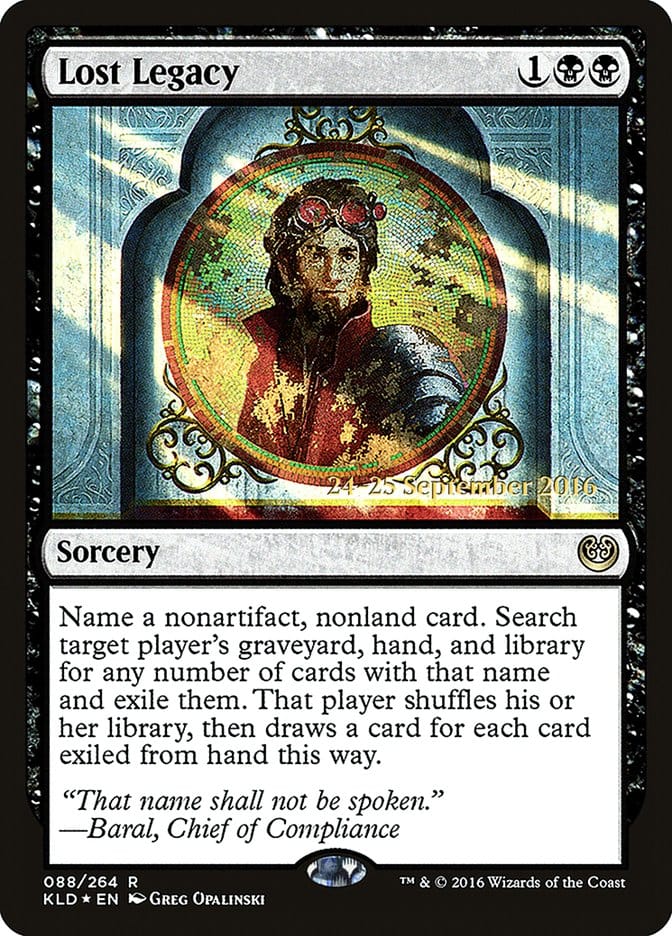 Lost Legacy [Kaladesh Prerelease Promos] Magic: The Gathering