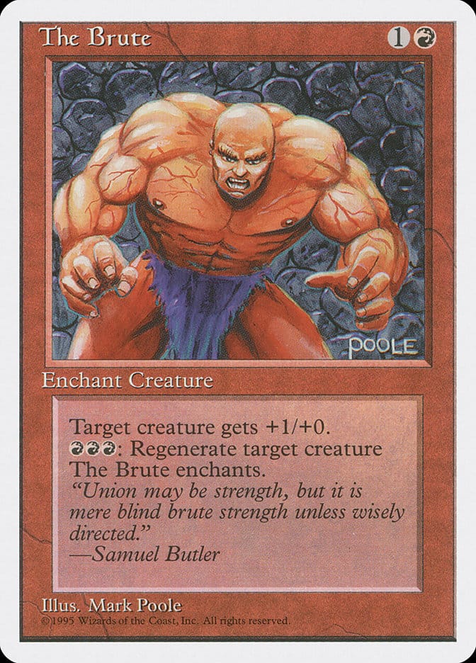 The Brute [Fourth Edition] Magic: The Gathering