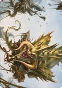 Canopy Baloth Art Card [Zendikar Rising Art Series] Magic: The Gathering