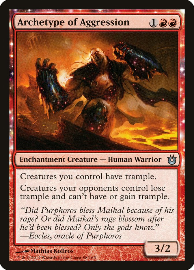 Archetype of Aggression [Born of the Gods] Magic: The Gathering