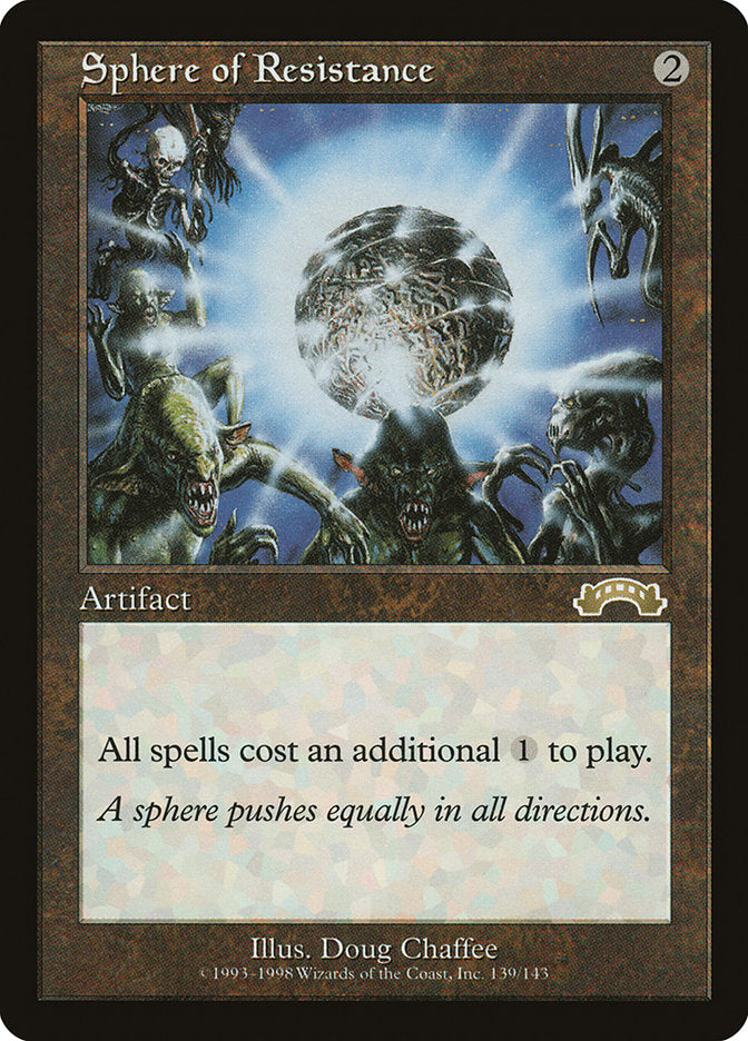 Sphere of Resistance [Exodus] Magic: The Gathering