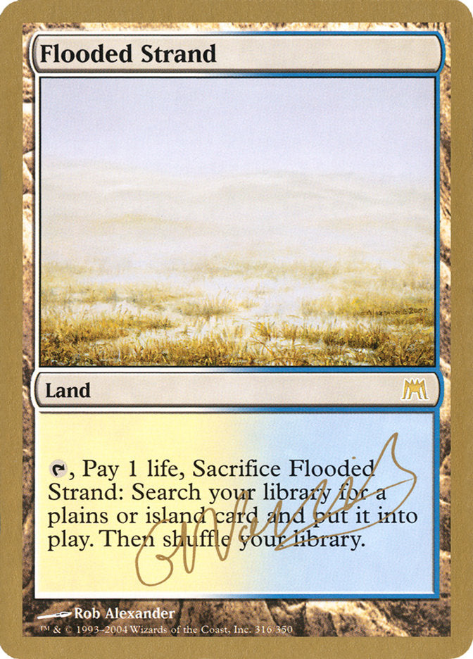 Flooded Strand (Gabriel Nassif) [World Championship Decks 2004] Magic: The Gathering