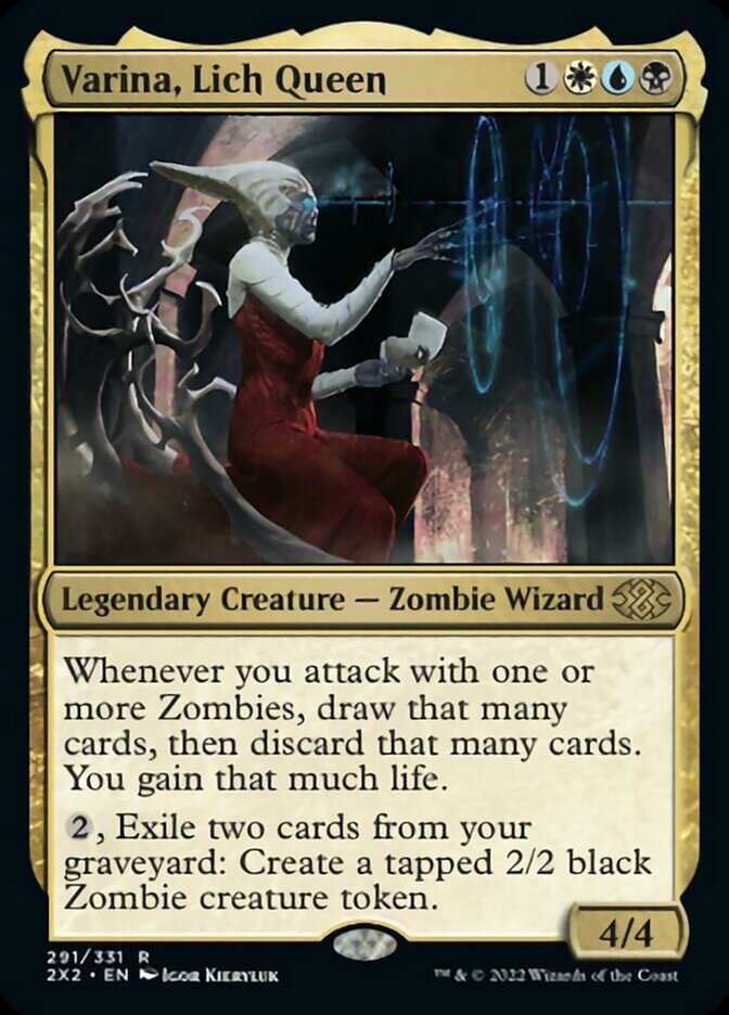 Varina, Lich Queen [Double Masters 2022] Magic: The Gathering