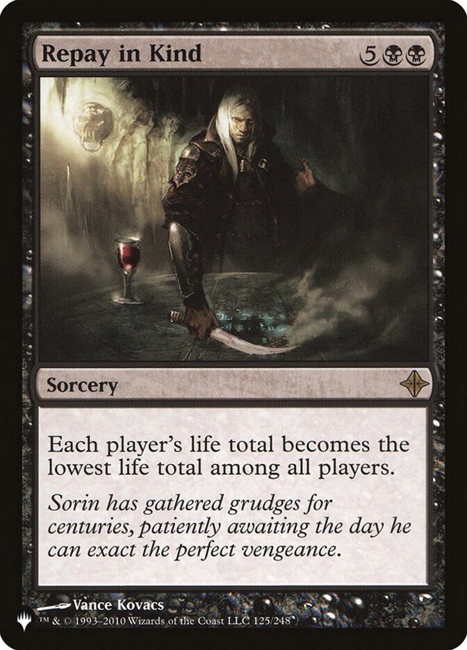 Repay in Kind [The List] Magic: The Gathering