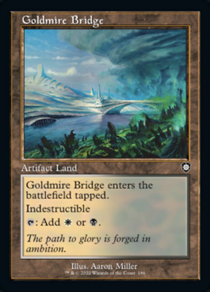 Goldmire Bridge (Retro) [The Brothers' War Commander] Magic: The Gathering