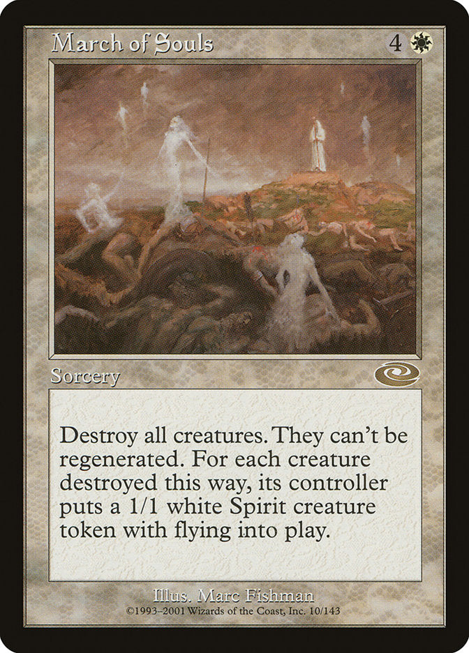 March of Souls [Planeshift] Magic: The Gathering
