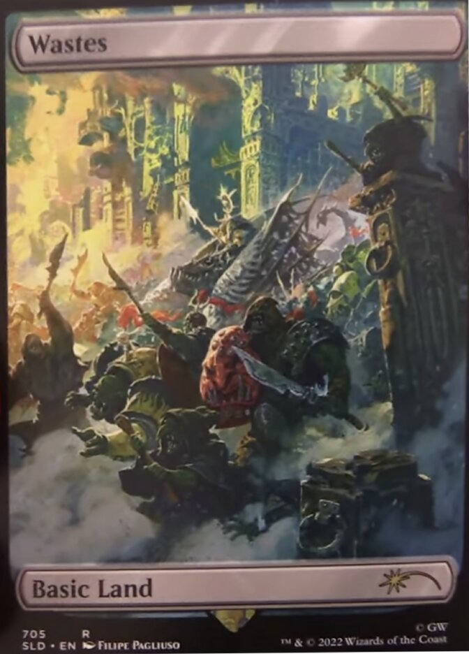 Wastes (705) (Extended Art) [Secret Lair Drop Promos] Magic: The Gathering