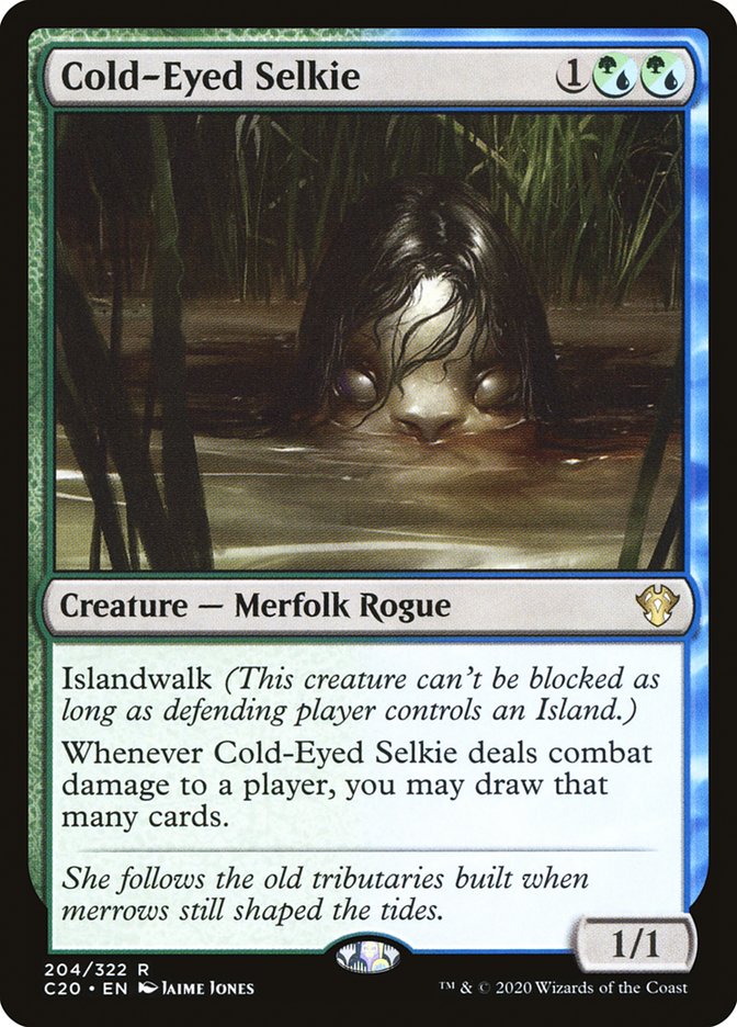 Cold-Eyed Selkie [Commander 2020] Magic: The Gathering