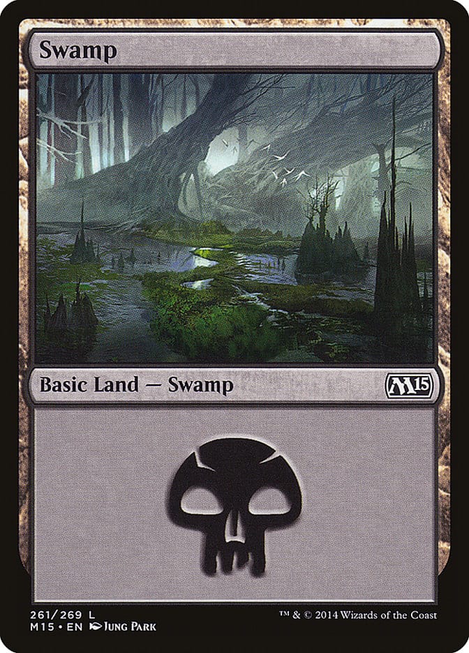 Swamp (261) [Magic 2015] Magic: The Gathering