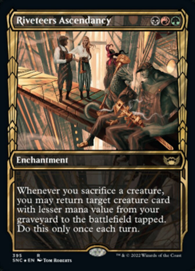 Riveteers Ascendancy (Showcase Golden Age Gilded Foil) [Streets of New Capenna] Magic: The Gathering