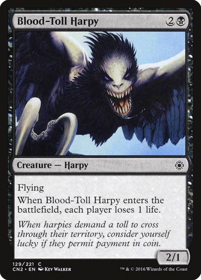 Blood-Toll Harpy [Conspiracy: Take the Crown] Magic: The Gathering