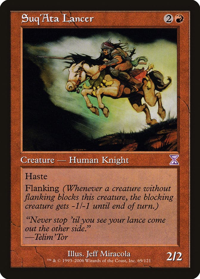 Suq'Ata Lancer [Time Spiral Timeshifted] Magic: The Gathering