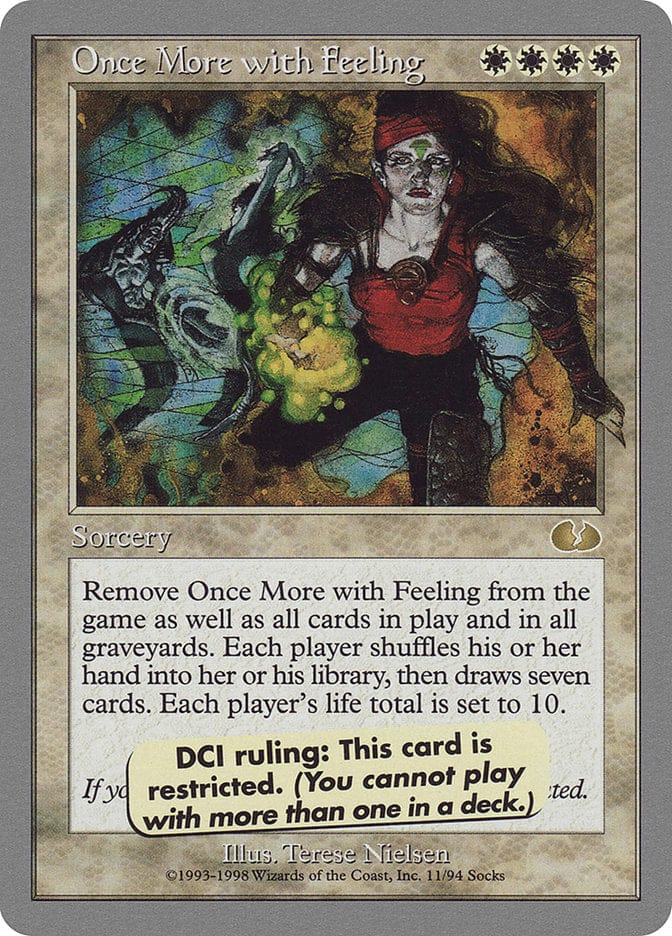 Once More with Feeling [Unglued] Magic: The Gathering