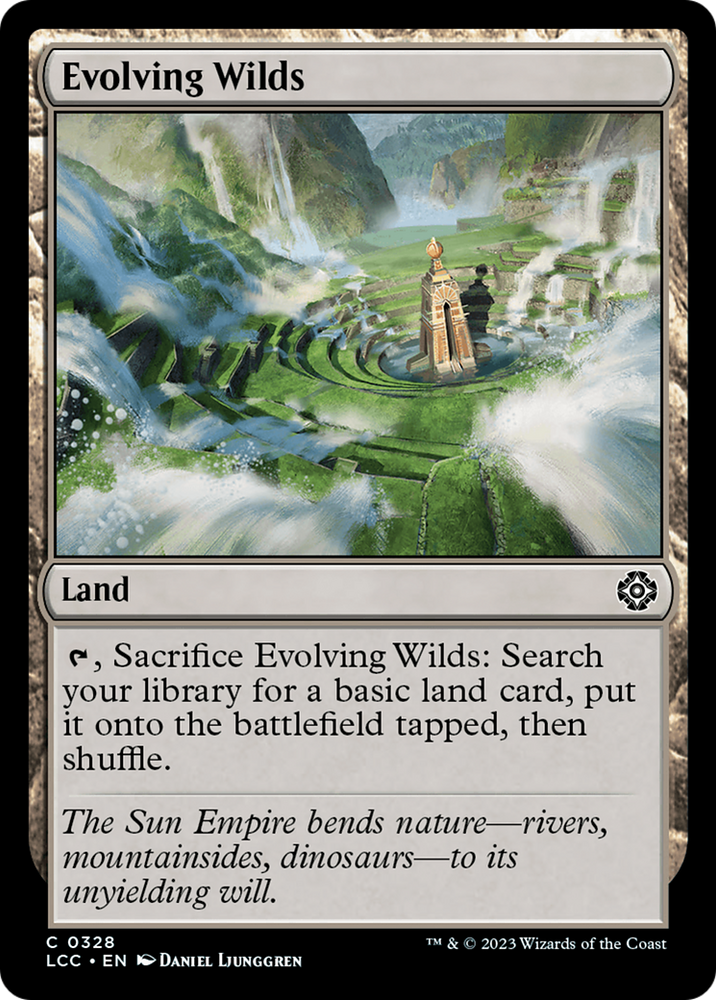 Evolving Wilds [The Lost Caverns of Ixalan Commander] Magic: The Gathering