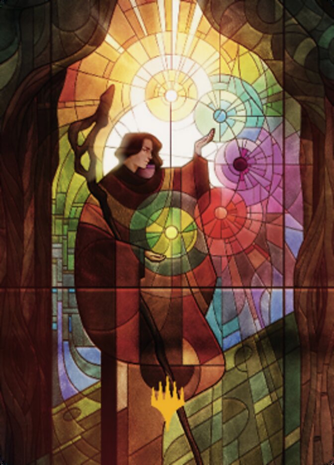 Jodah, the Unifier Art Card (Gold-Stamped Signature) [Dominaria United Art Series] Magic: The Gathering