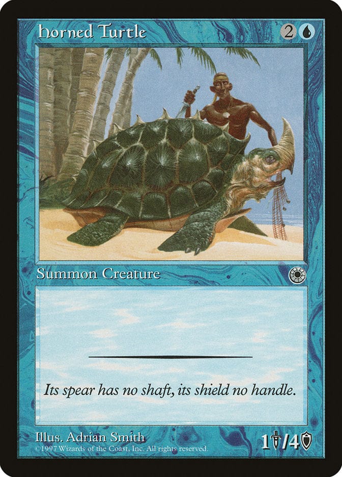 Horned Turtle [Portal] Magic: The Gathering