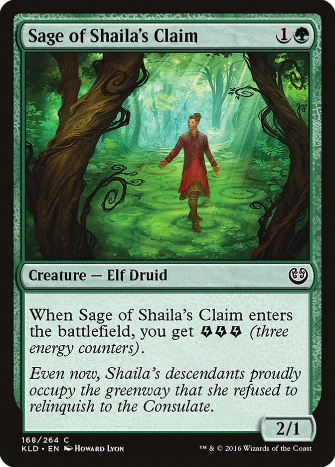 Sage of Shaila's Claim [Kaladesh] Magic: The Gathering