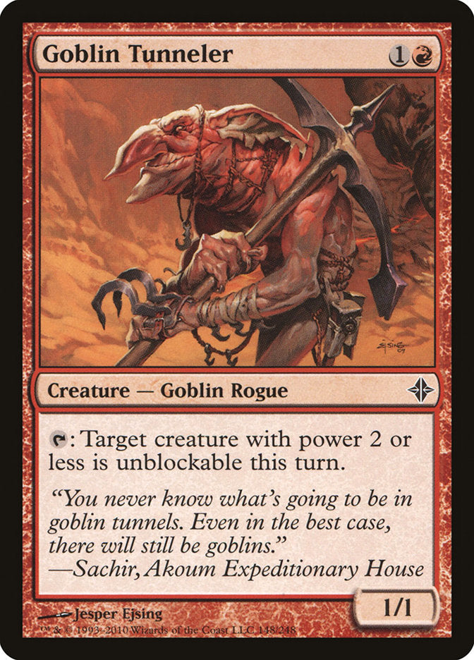 Goblin Tunneler [Rise of the Eldrazi] Magic: The Gathering