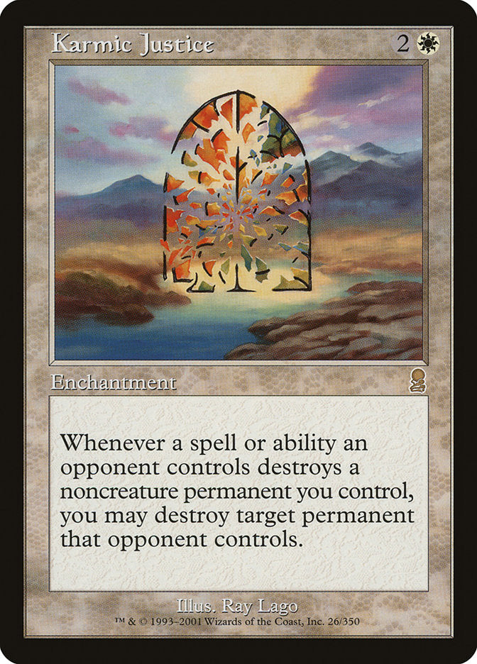 Karmic Justice [Odyssey] Magic: The Gathering