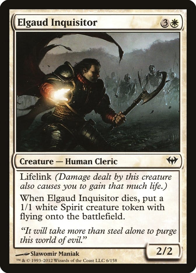 Elgaud Inquisitor [Dark Ascension] Magic: The Gathering