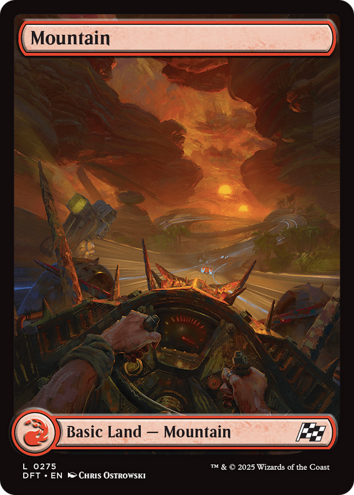 Mountain (0275) [Aetherdrift] Magic: The Gathering