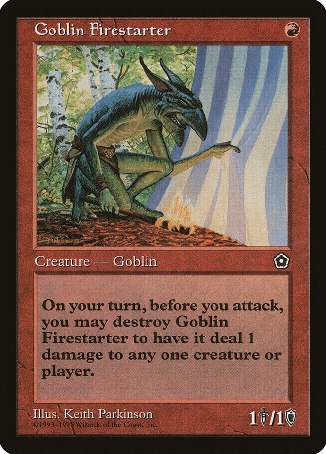Goblin Firestarter [Portal Second Age] Magic: The Gathering