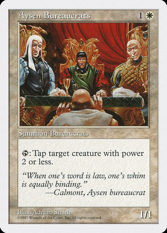 Aysen Bureaucrats [Fifth Edition] Magic: The Gathering
