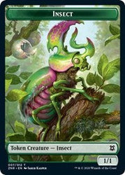 Insect // Kor Warrior Double-Sided Token [Zendikar Rising Tokens] Magic: The Gathering
