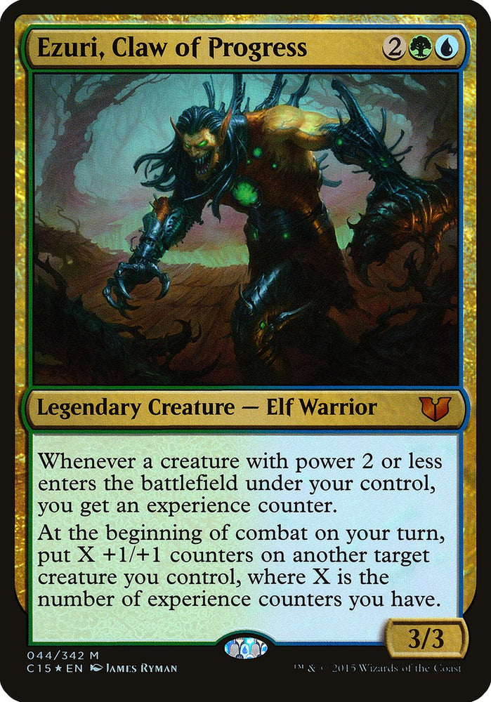 Ezuri, Claw of Progress (Oversized) [Commander 2015 Oversized] Magic: The Gathering