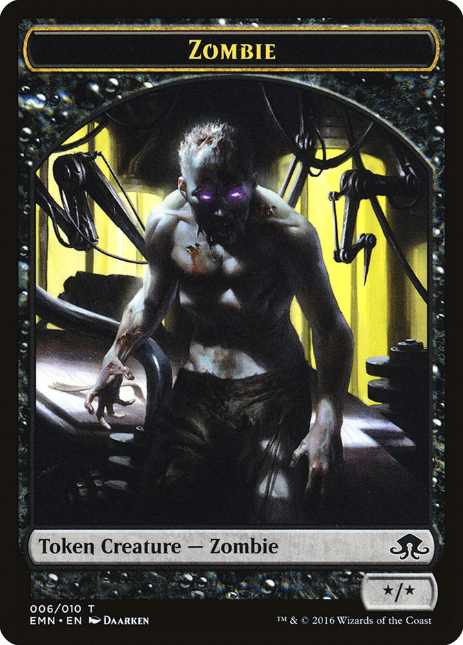 Zombie Token (006/010) [Eldritch Moon Tokens] Magic: The Gathering
