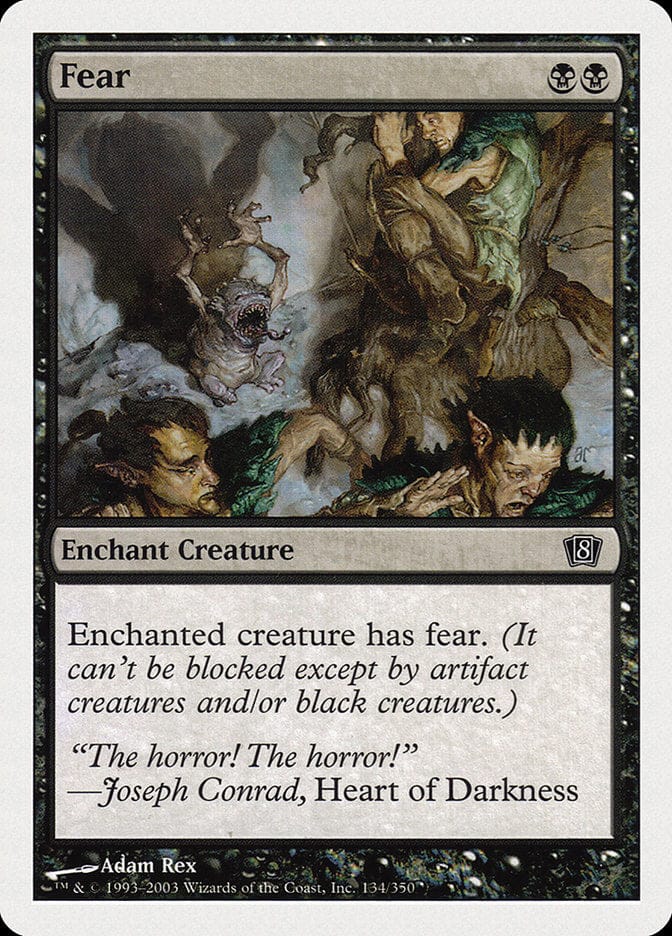 Fear [Eighth Edition] Magic: The Gathering